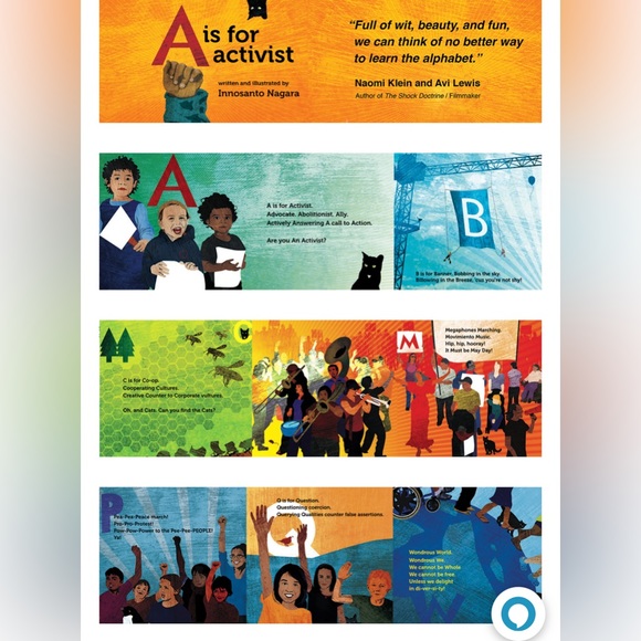 A is for Activist ABC Board Book for Kids - Picture 3 of 11